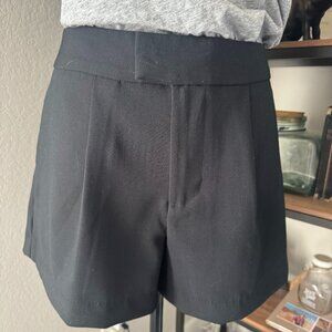 a.new day Black Trouser Style Shorts - Size 8